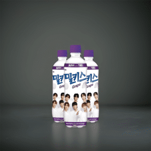 LOTTE碳酸飲 - 葡萄優格風味