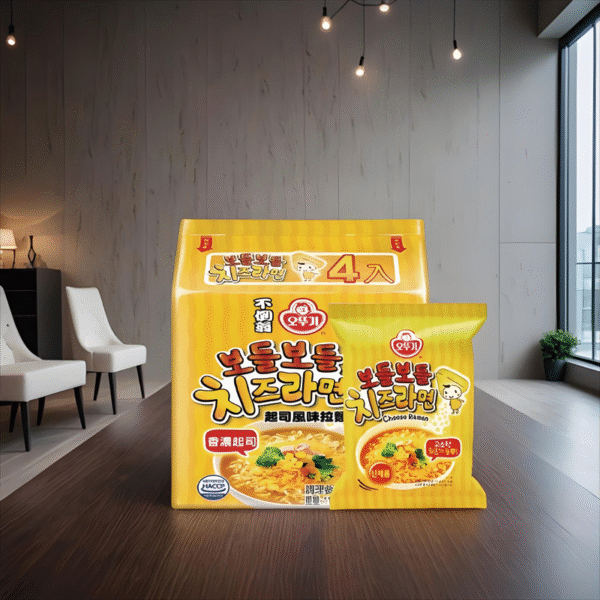 不倒翁泡麵 - 起司風味拉麵